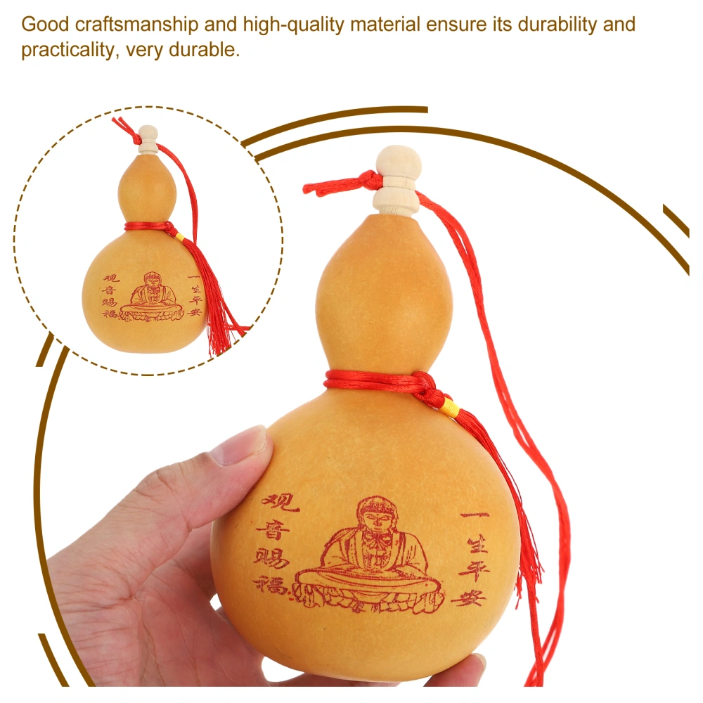 2pcs Portable Decorative Ornaments Strange Toy Natural Gourds for Liquor Filling