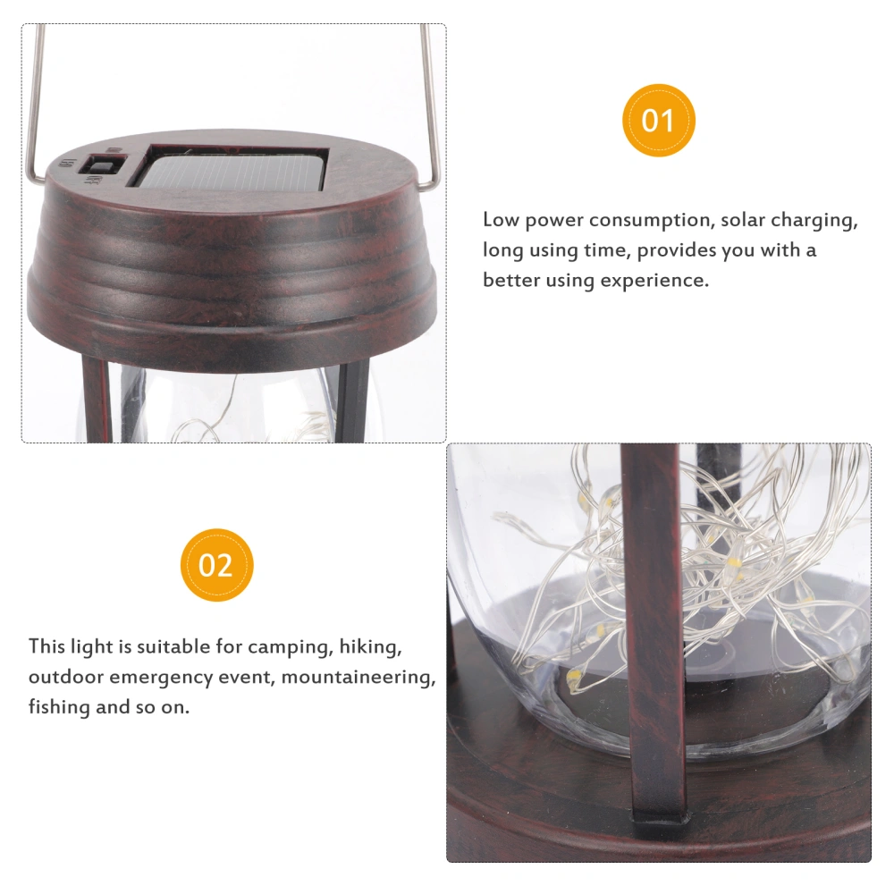 Solar Lantern Decorative Solar Powered Light Hanging Decorative Outdoor Light