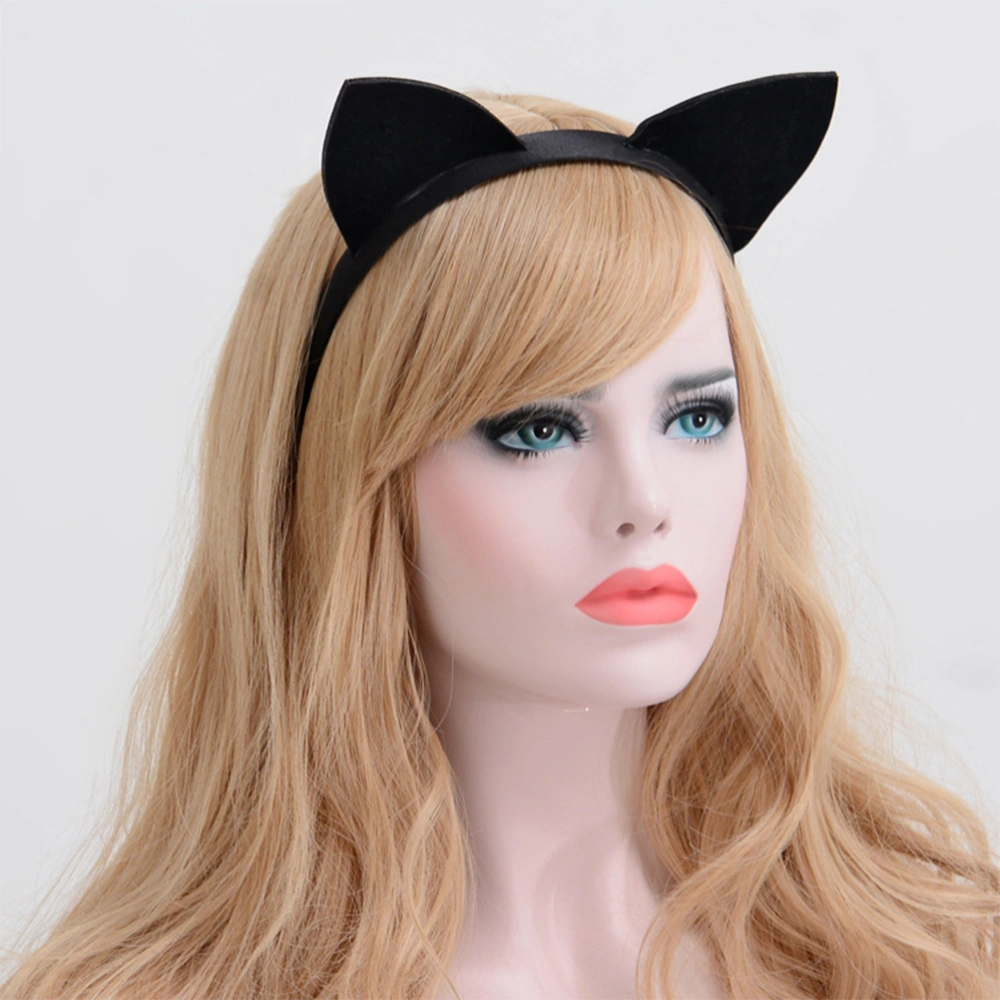 Christmas Cat Ear Hair Bands Creative Hair Hoops Headdress Hair Accessories Party Favors Supplies for Banquet Festival