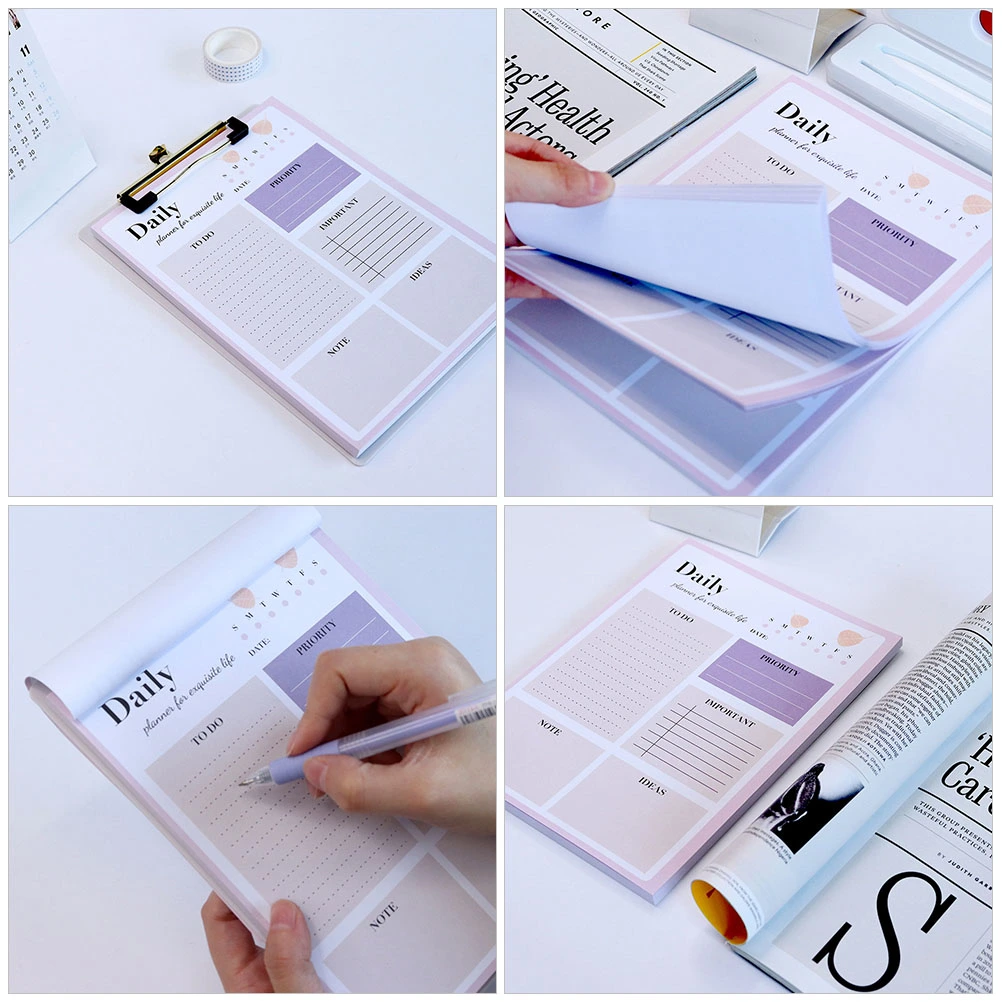 Daily Planner Notepad Time Management Notepad Portable Schedule Notepad Decorative Notebook