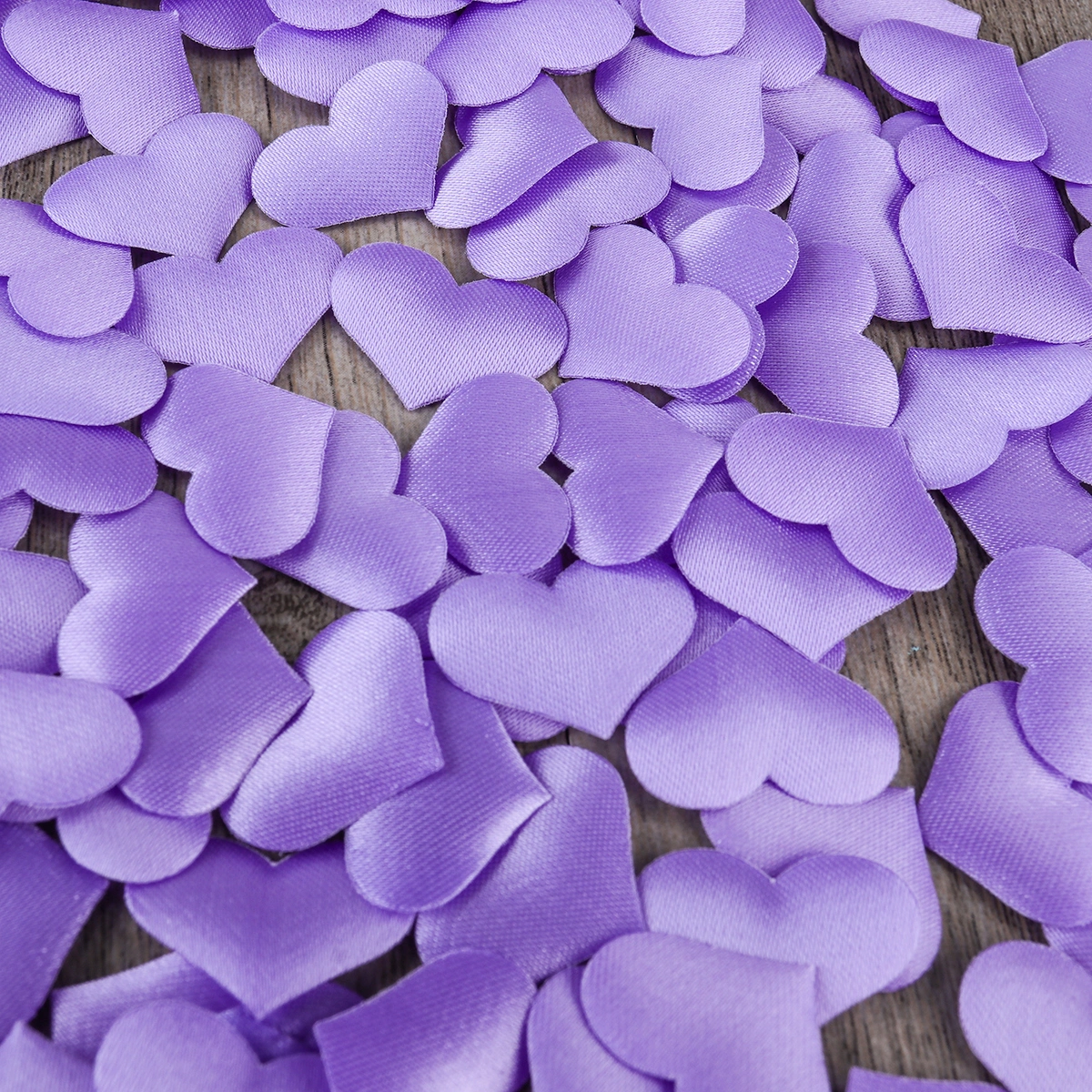 100pcs Multicolor Romantic Hearts Paper Cuttings Table Throwing Confetti for Party Wedding Decorations Crafts 20mm (Purple)