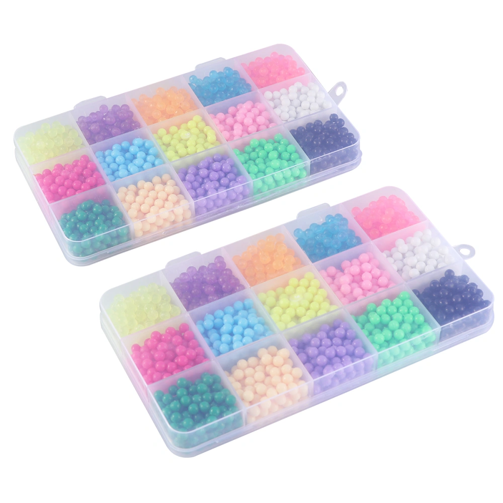 15 Kinds of Colors 5000pcs Water Beads Set Mini Balls Beads Sensory Toys Educational Developmental Art CraftsToys for Children Spray Beads Set Sticky Beads