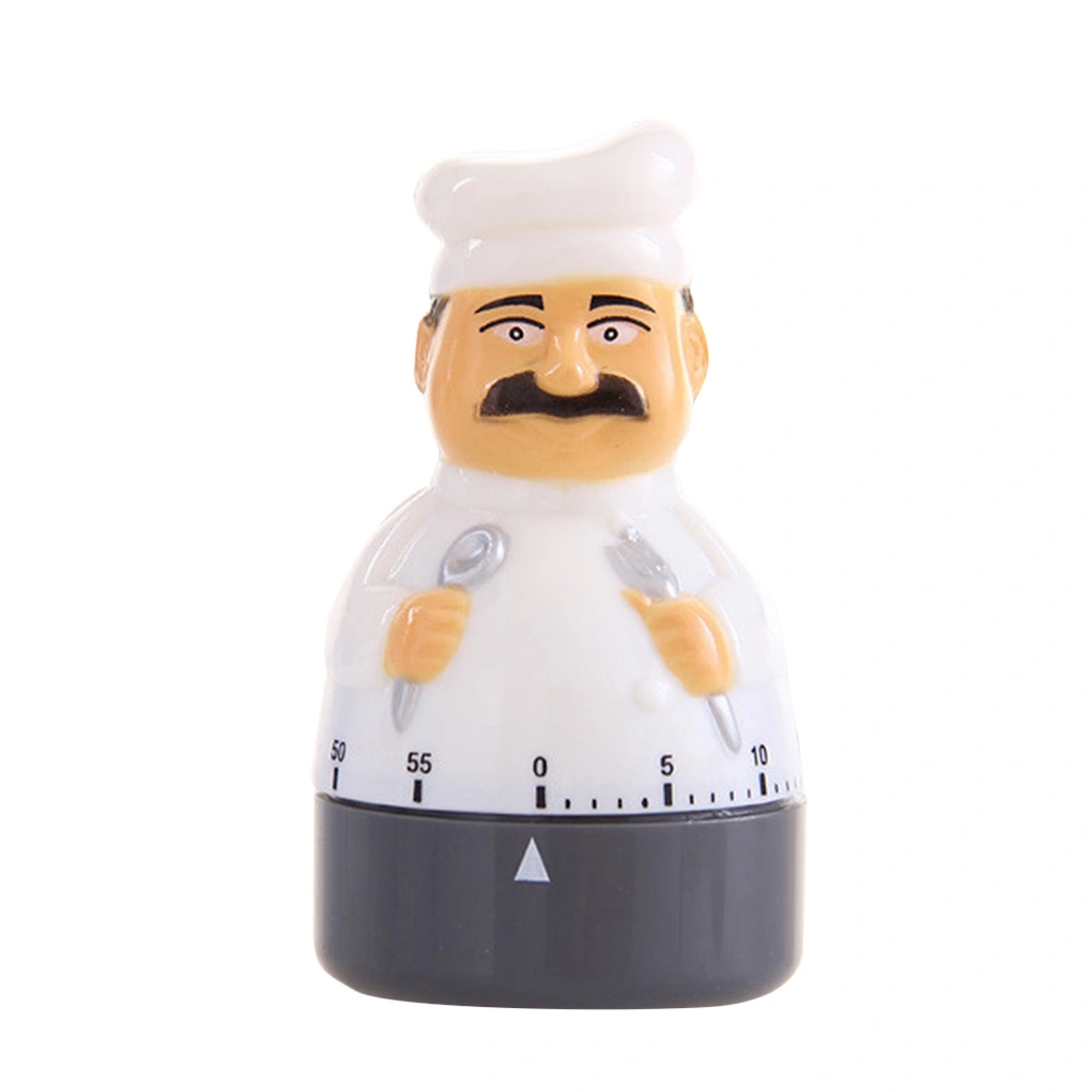  Mechanical Timer Chef Shaped Kitchen Timer Cooking 60 Minutes Countdown Timer