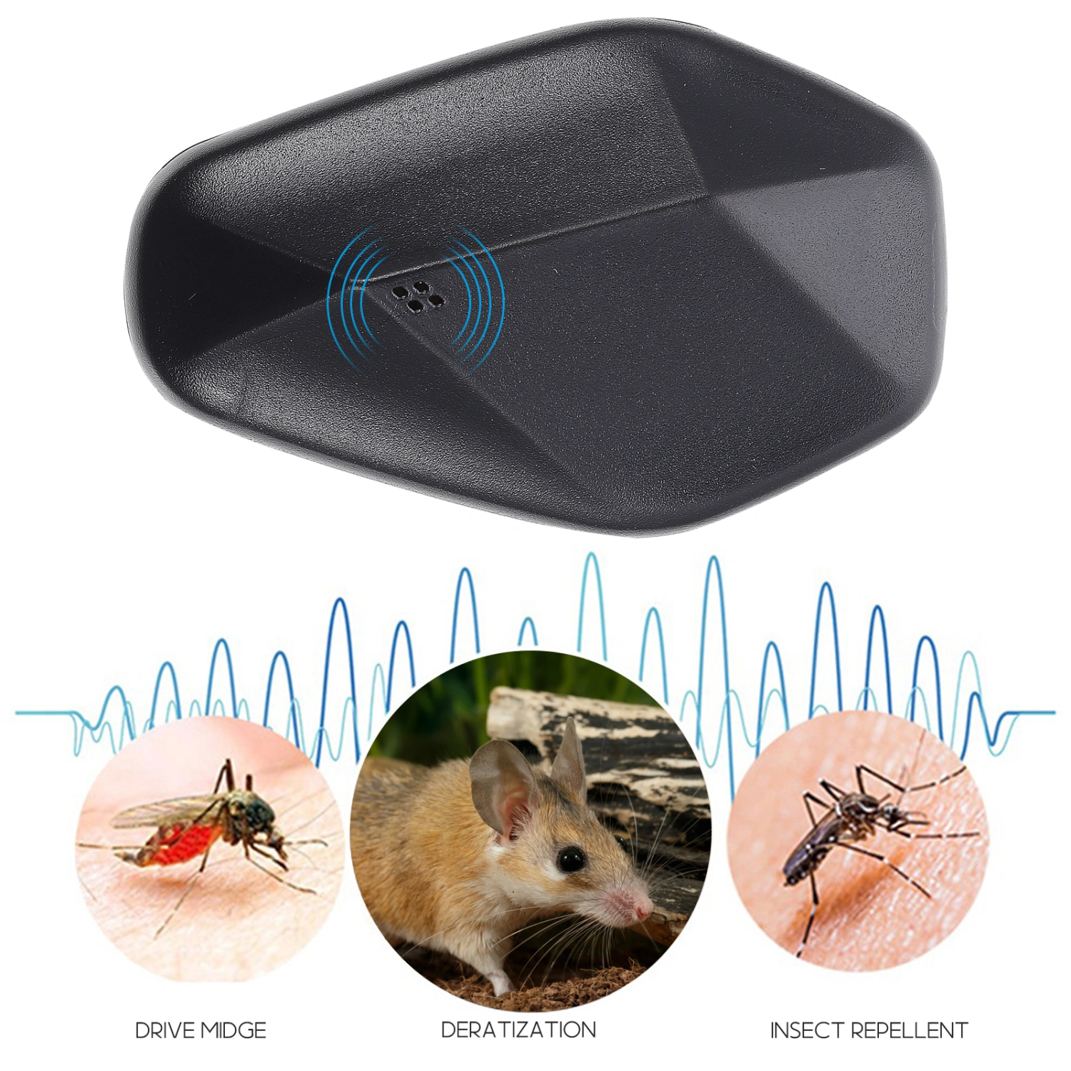 Indoor Mouse Expeller Professional Mouse Repellent Mice Repel Tool (US Plug)