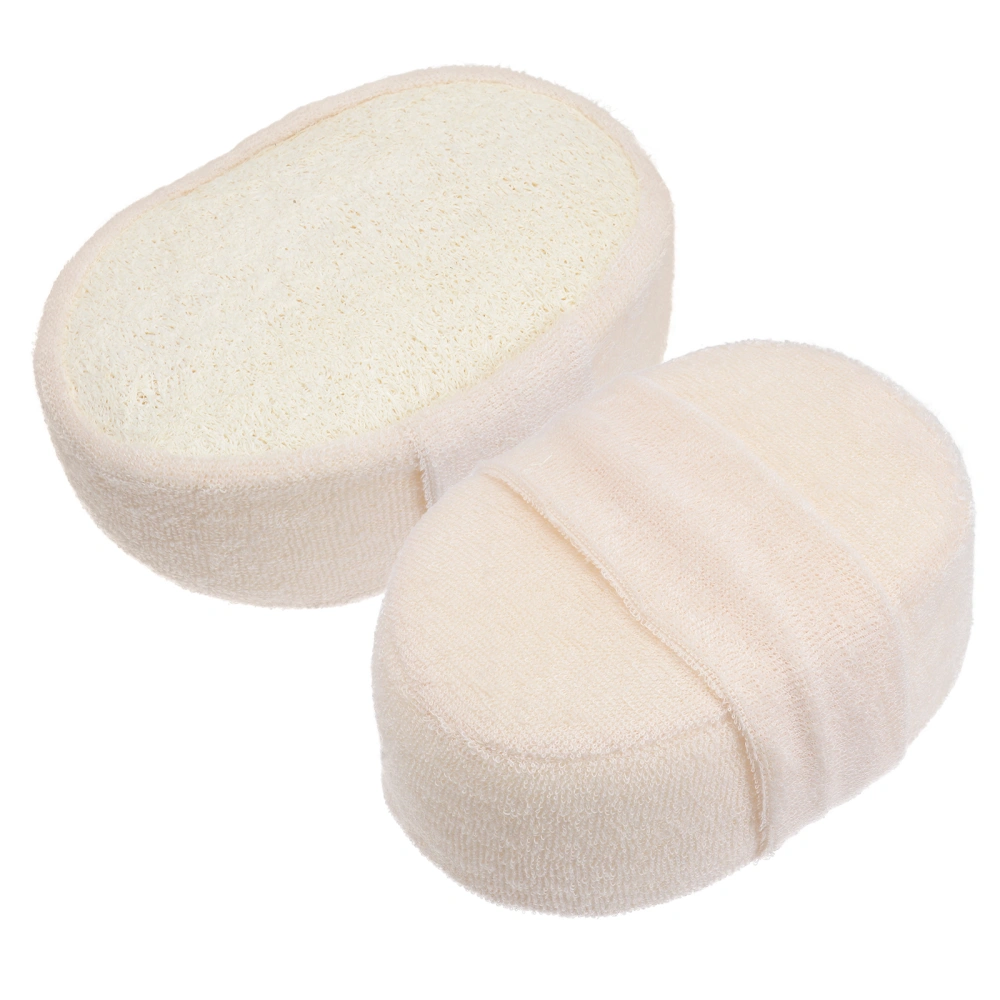 2pcs Loofah Sponges Bath Wipes Bath Balls Shower Sponges Skin Cleaning Tools