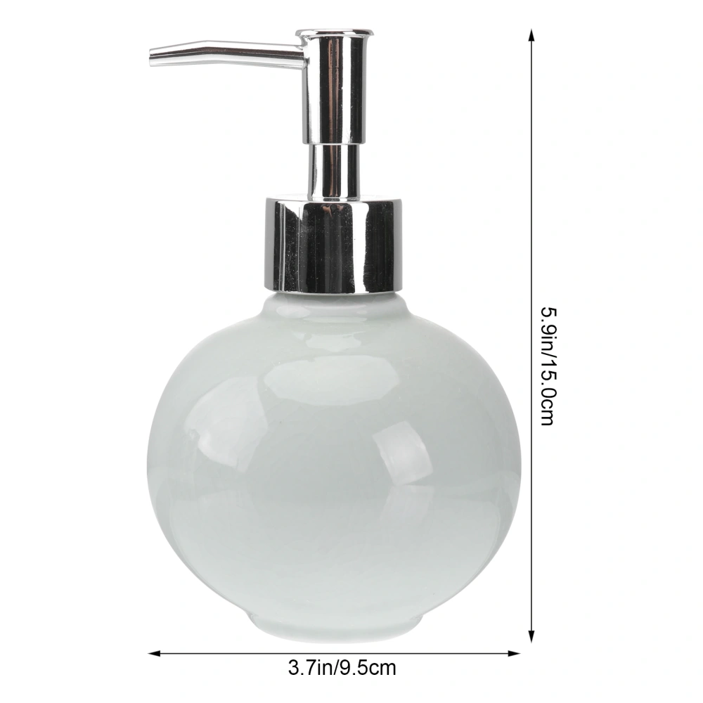 9.5x15cm Sanitizer Empty Bottle Bath Subpackaging Bottle Emulsion Refillable Bottle Light Green