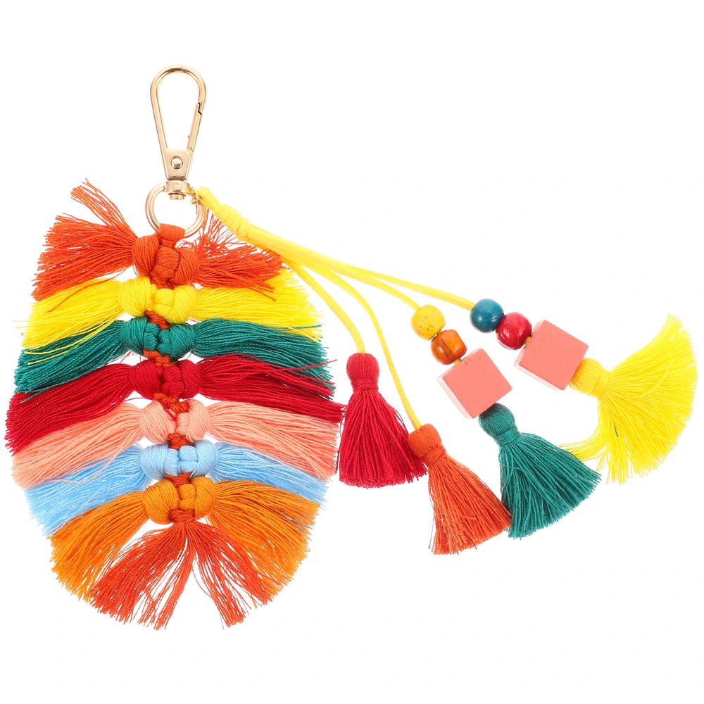 Creative Key Holder Decorative Keychain Stylish Tassel Design Key Holder