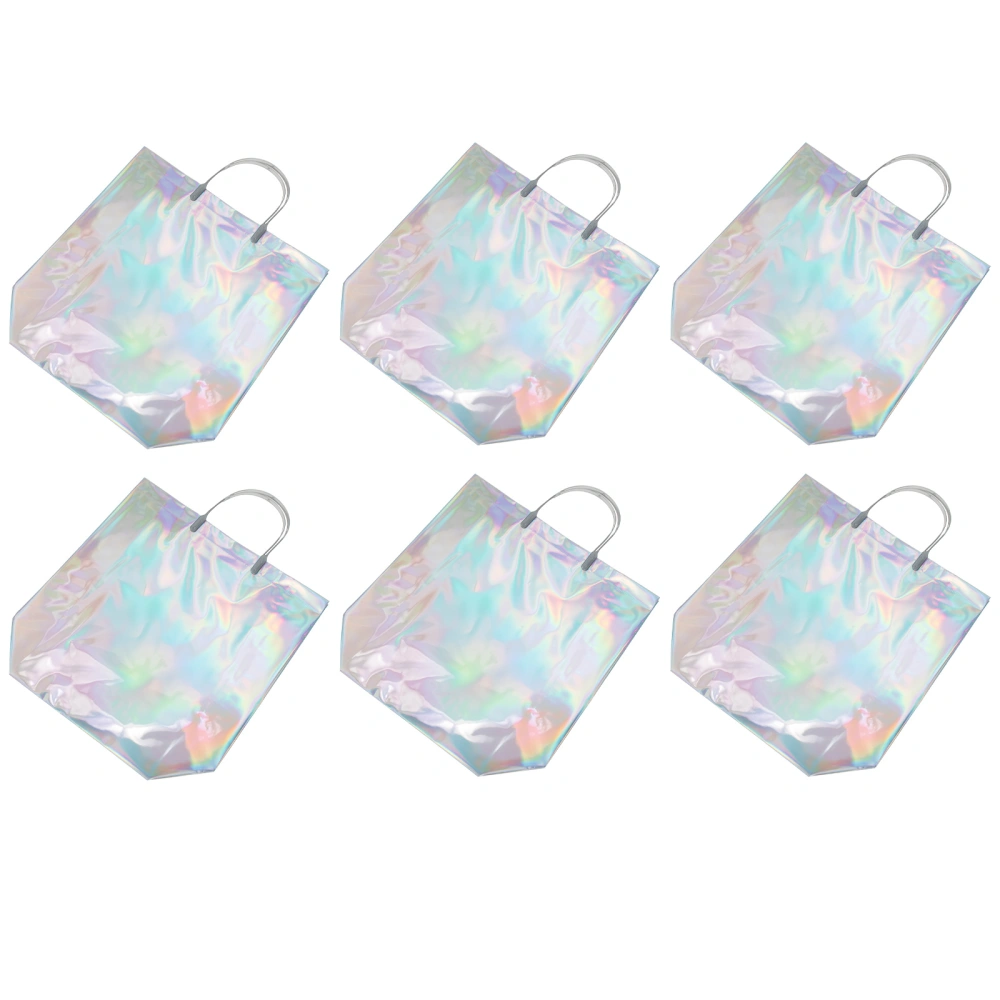 6pcs Reusable Gift Bags Gift Packing Bags Handheld Present Bags Shopping Bags