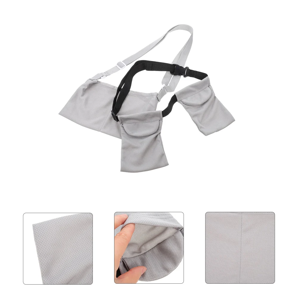 1 Set of Mastectomy Drain Holder Breathable Breast Surgery Drainage Pouch with Shower Bag