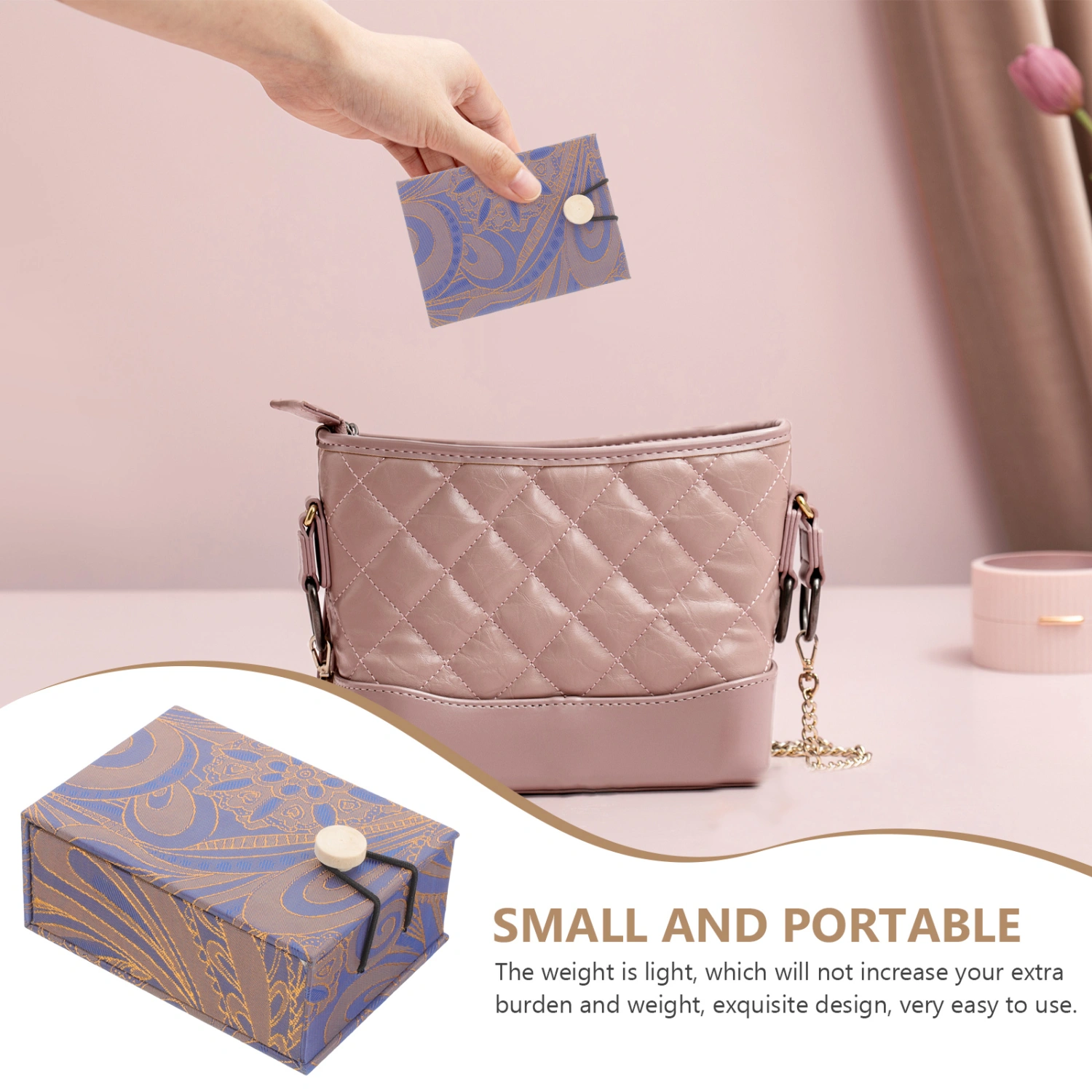 Small Jewelry Box Decorative Trinket Box Portable Jewelry Box Jewelry Packaging Box Small Gift Box