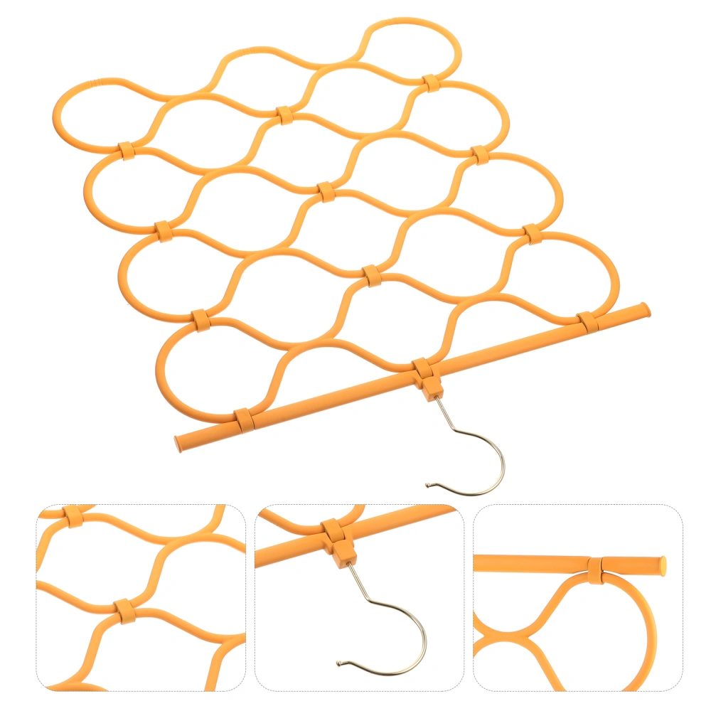 Scarf Hanger Foldable Belt Hanger Rack Shawl Organizer for Closet Wardrobe