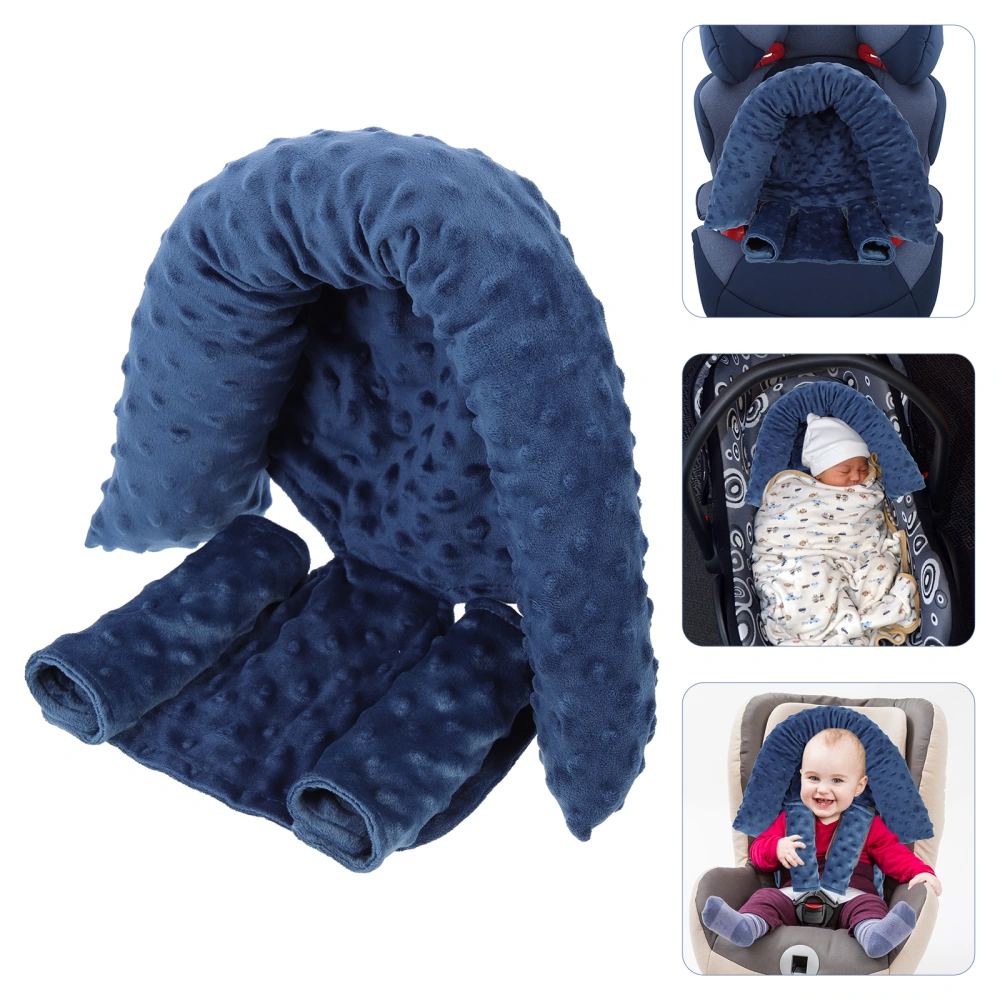 Baby Head Support Newborn Neck Support For Car Seat Stroller with Strap Cover