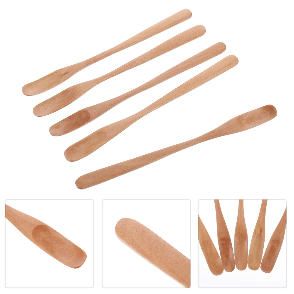 5pcs Honey Stirring Spoons Honey Stirring Scoop Practical Honey Stirrer