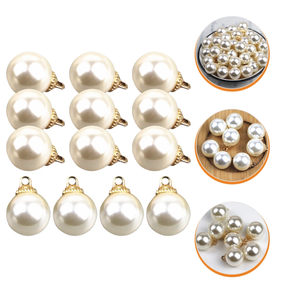 50pcs Dangles Charms Pendant Fashion Fake Pearls Charms for Jewelry Making