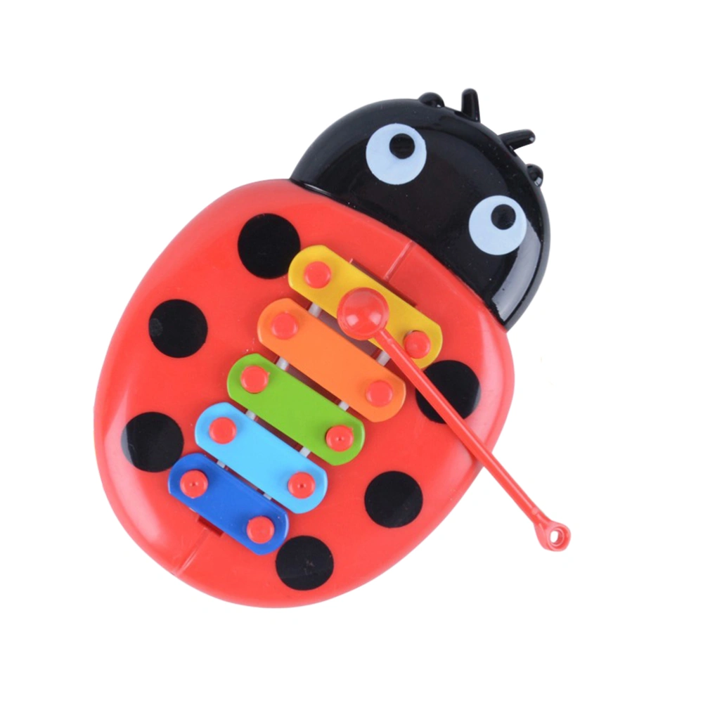 Kids Hand Knocking Xylophone Cartoon Insect Shape Knock on Piano Eduactional Musical Instrument Toy