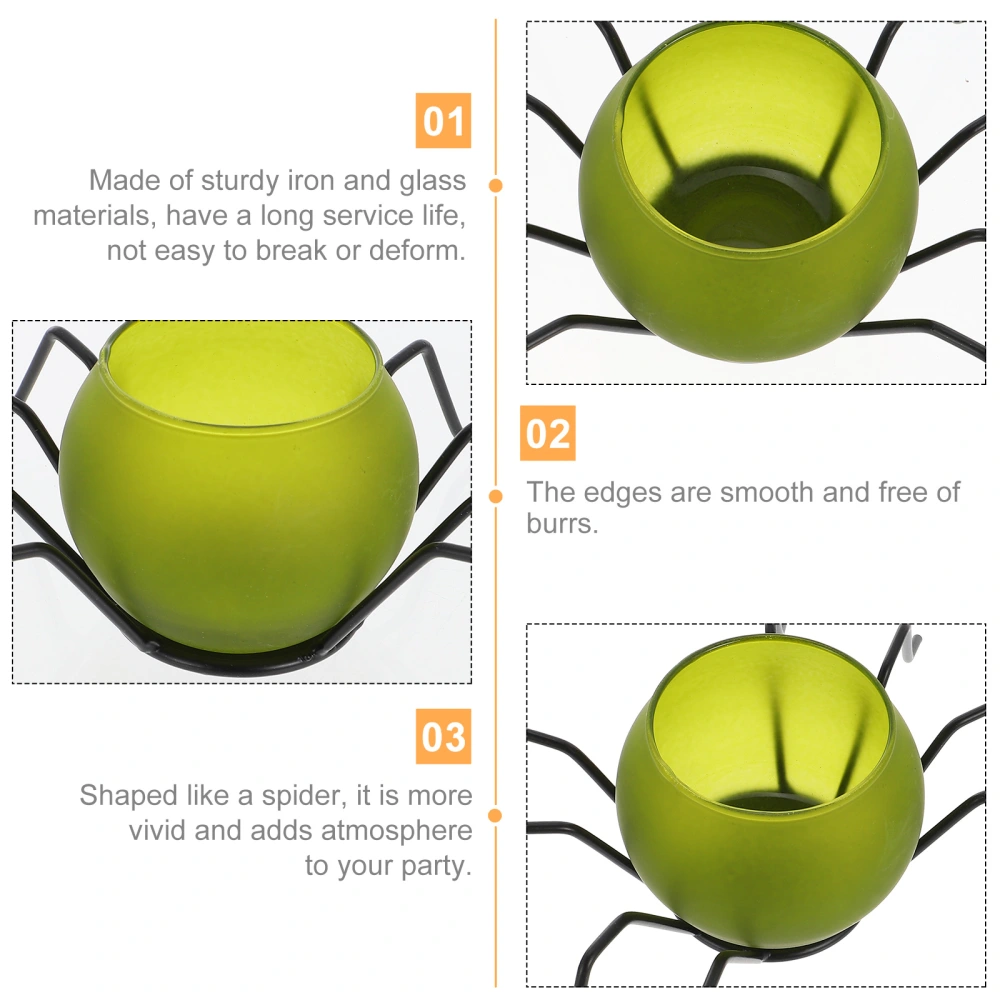 Candle Holder Halloween Spider Candle Holder Candlestick Candle Container