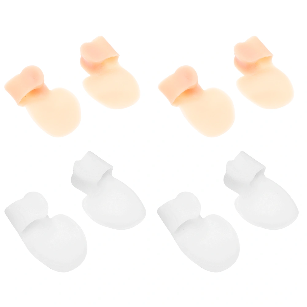 8 Pcs Practical Little Toe Varus Valgus Correctors Toe Isolation Separators