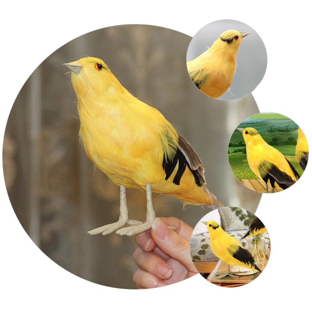 Lifelike Artificial Bird Decoration Animal Craft Simulated Bird Garden Decor