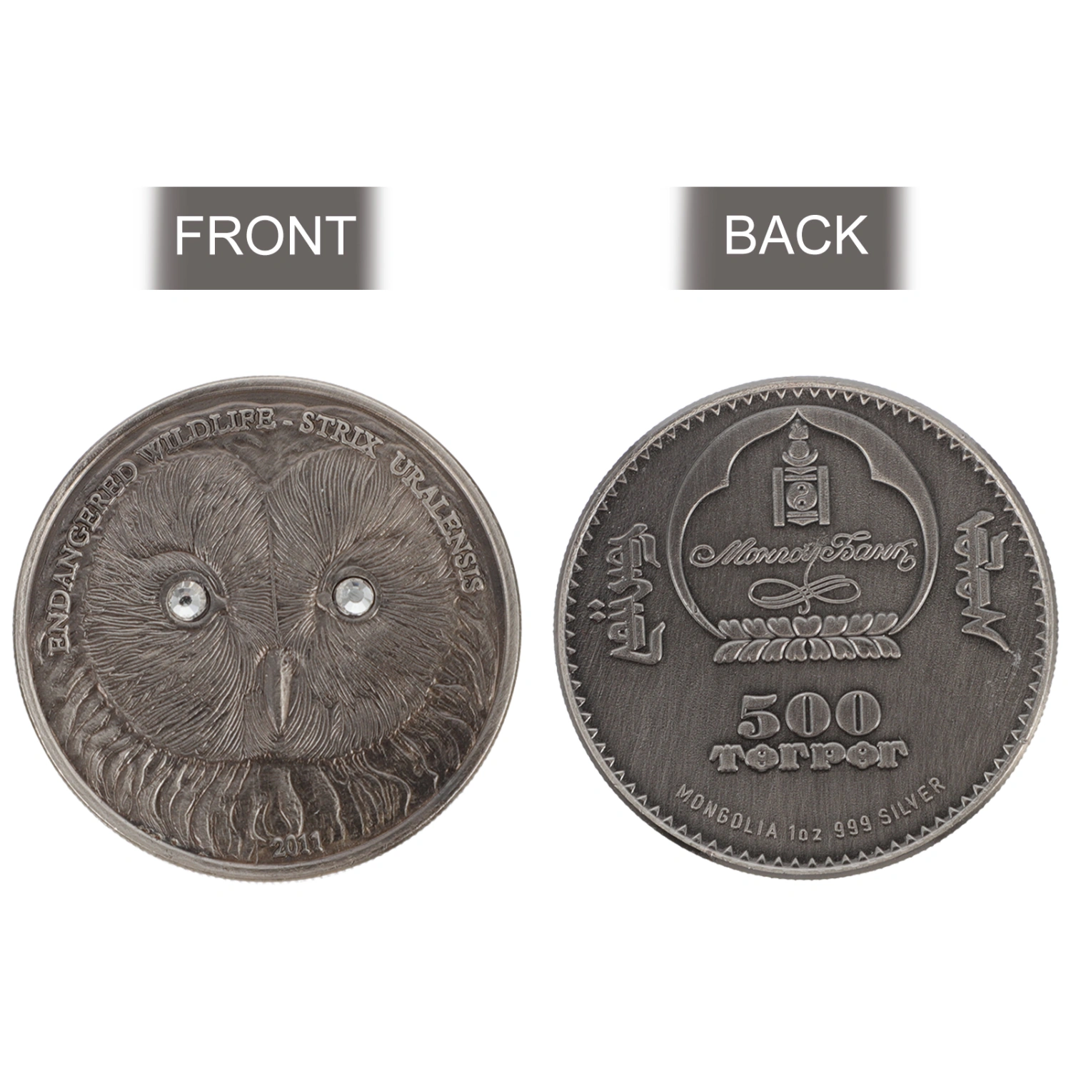 Iron Commemorative Coin Collection Animal Pattern Souvenir Home Decoration