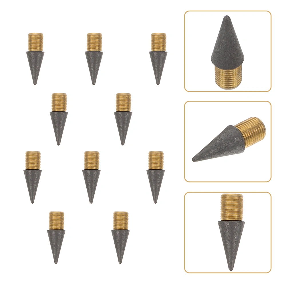 10pcs Everlasting Pencil Replaceable Head Inkless Pen Nib Infinite Pencil Tips