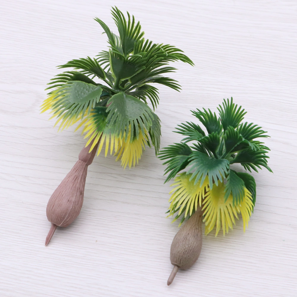 12pcs Model Tree Palm Trees Tropical Forest Landscape Scale N Z 1:100-1:300