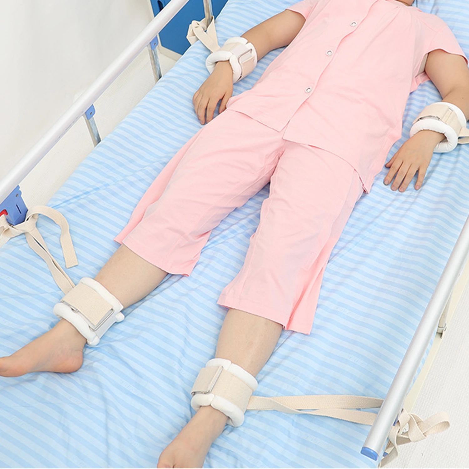Supple Fixing Strap Self-injury Preventing Fixing Belt Patient Restraint Belt