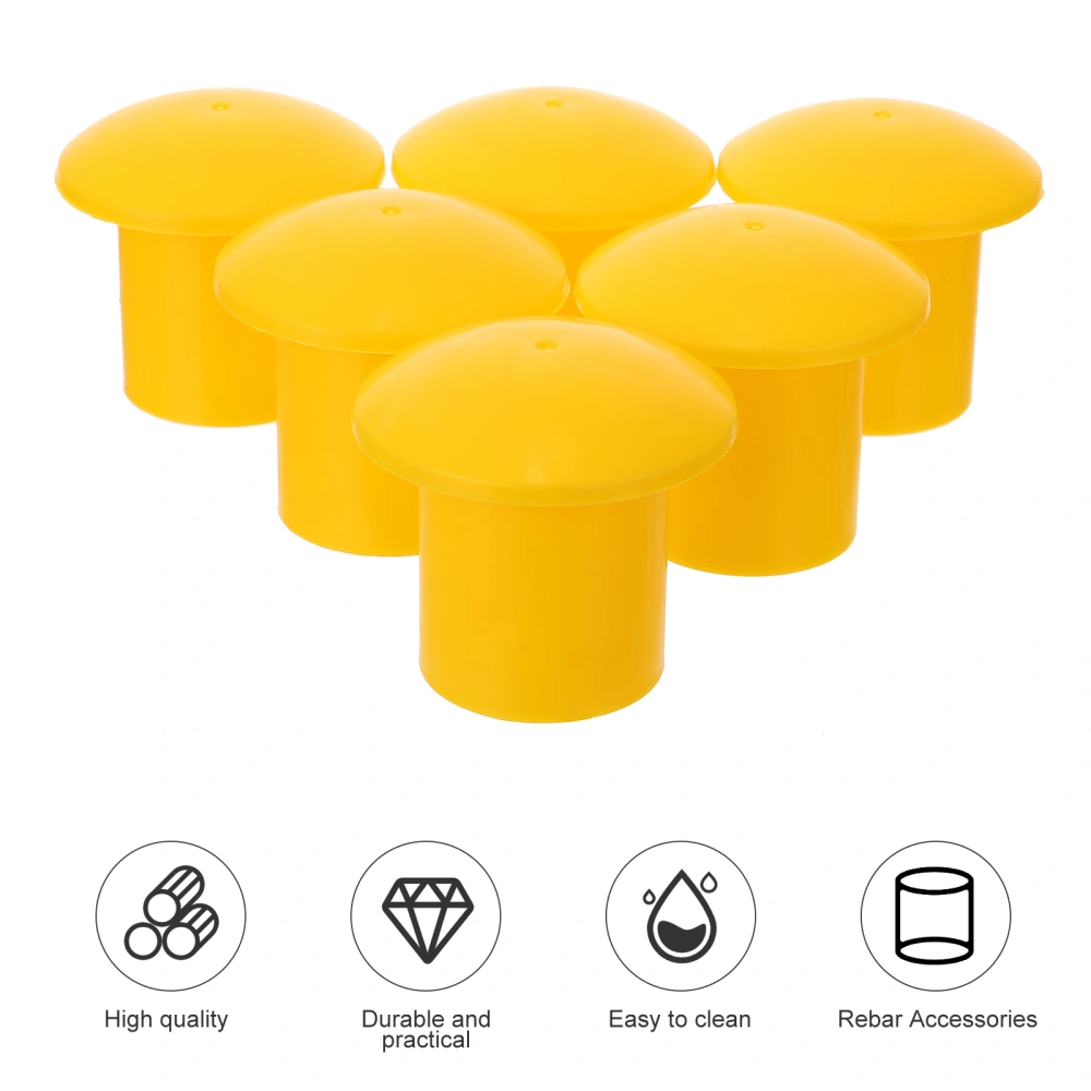 30pcs Rebar Safety Caps Plastic Rebar Mushroom Cover Rebar Protective Covers