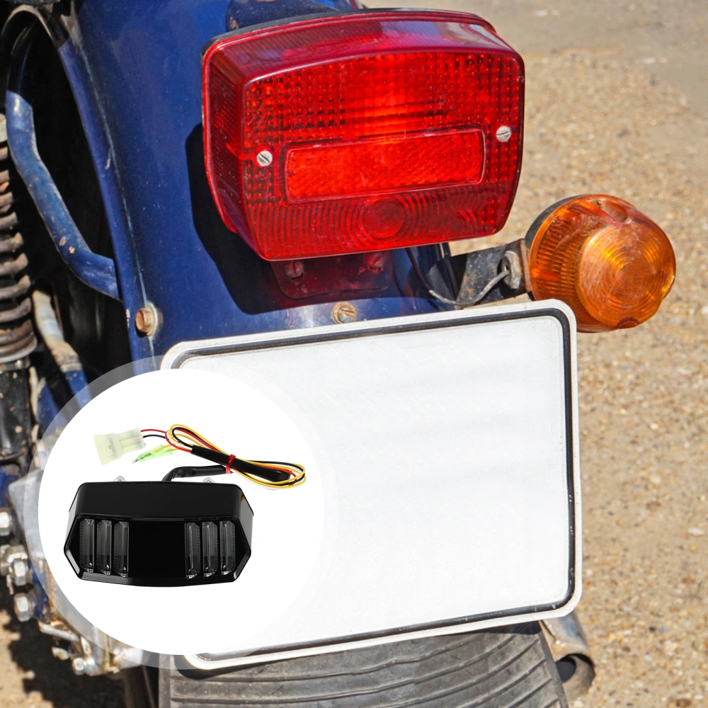 Motorcycle LED Rear Light Turn Signal Taillight Anti-vibration Lamp