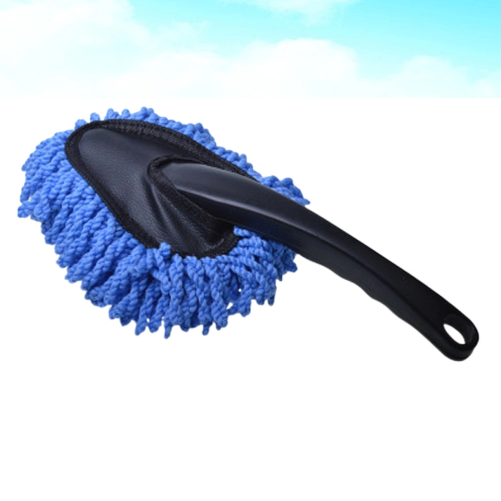 Exterior Cleaning Dirt Dust Tool andSoft Portable Car Interior Brush Home Use Wash Duster(Blue)