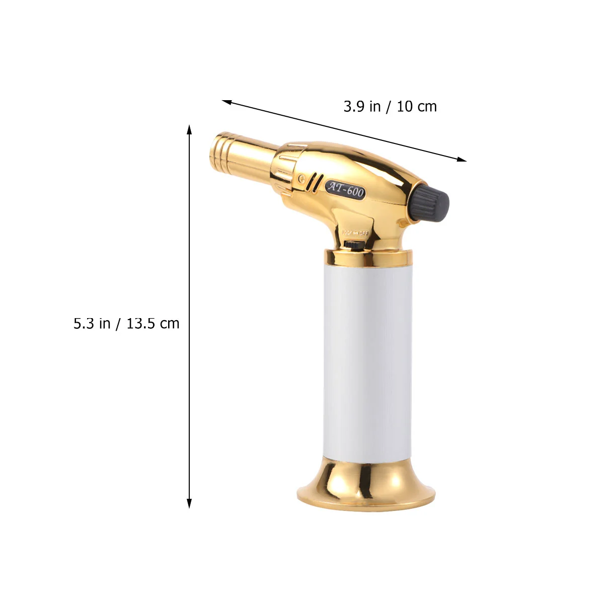 Baking Barbecue Igniter Lighters Outdoors BBQ Party High Temperature Flamethrower Welding (Silver)