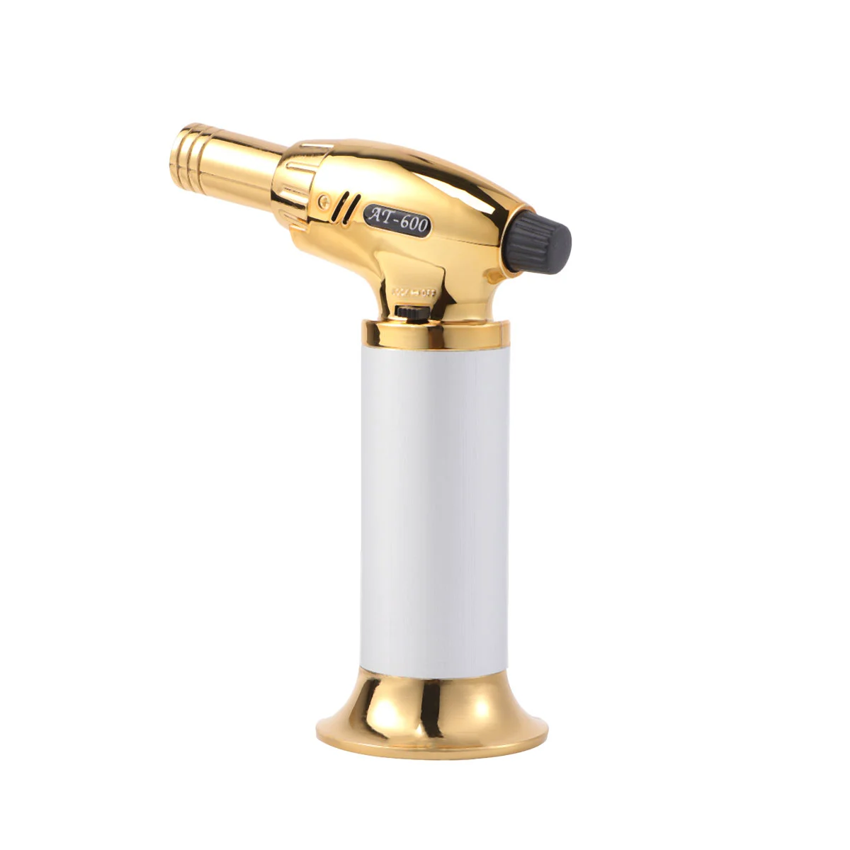 Baking Barbecue Igniter Lighters Outdoors BBQ Party High Temperature Flamethrower Welding (Silver)