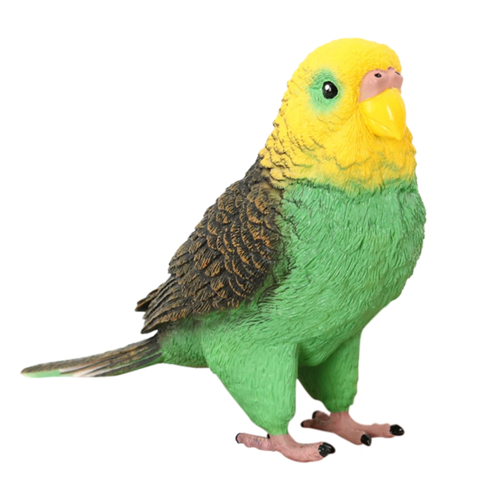 Simulation Parrot Model Solid Static Artificial Parrot Model Toy Desktop Ornament