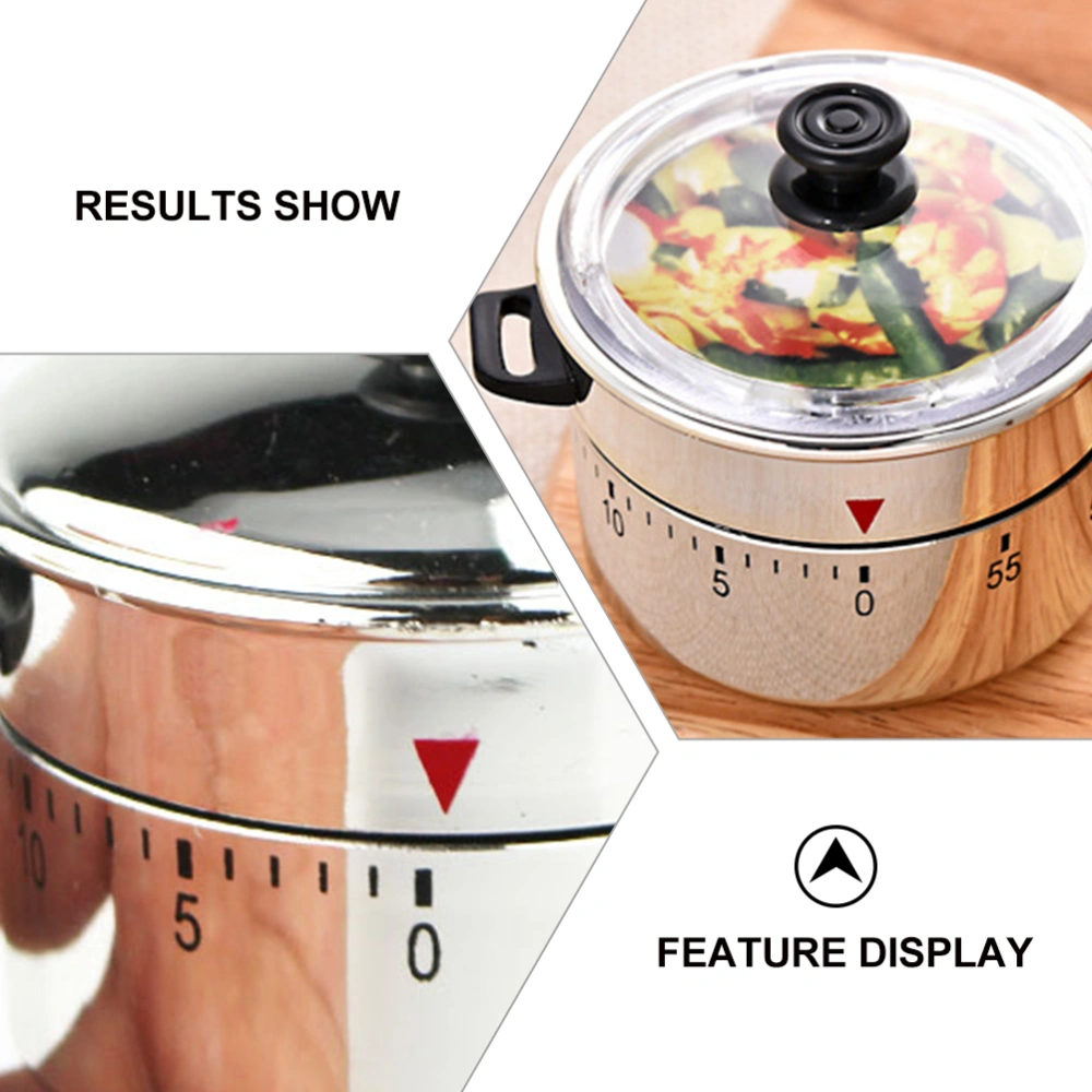 Kitchen Mechanical Timer Pressure Cooker Shape Timer Kitchen Baking Timer