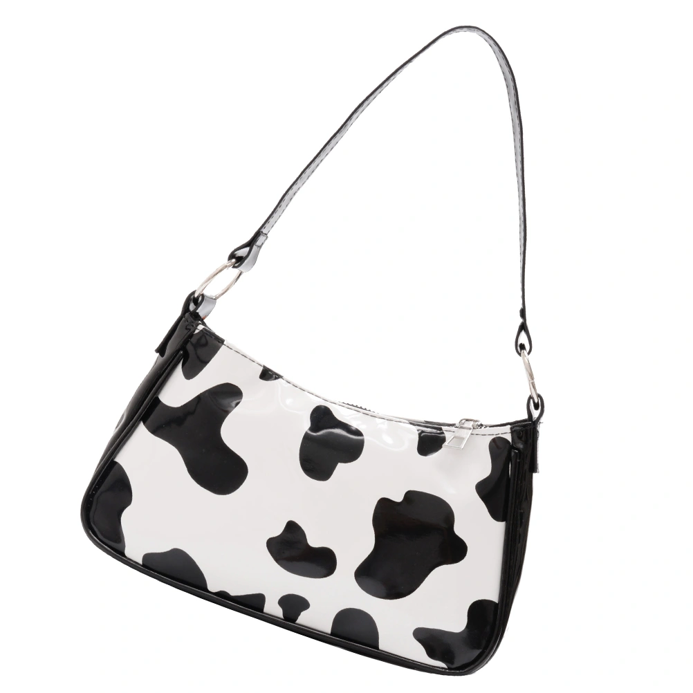 Cow Printing Underarm Bag Fashion Shoulder Bag Adorable Armpit Bag PU Handbag
