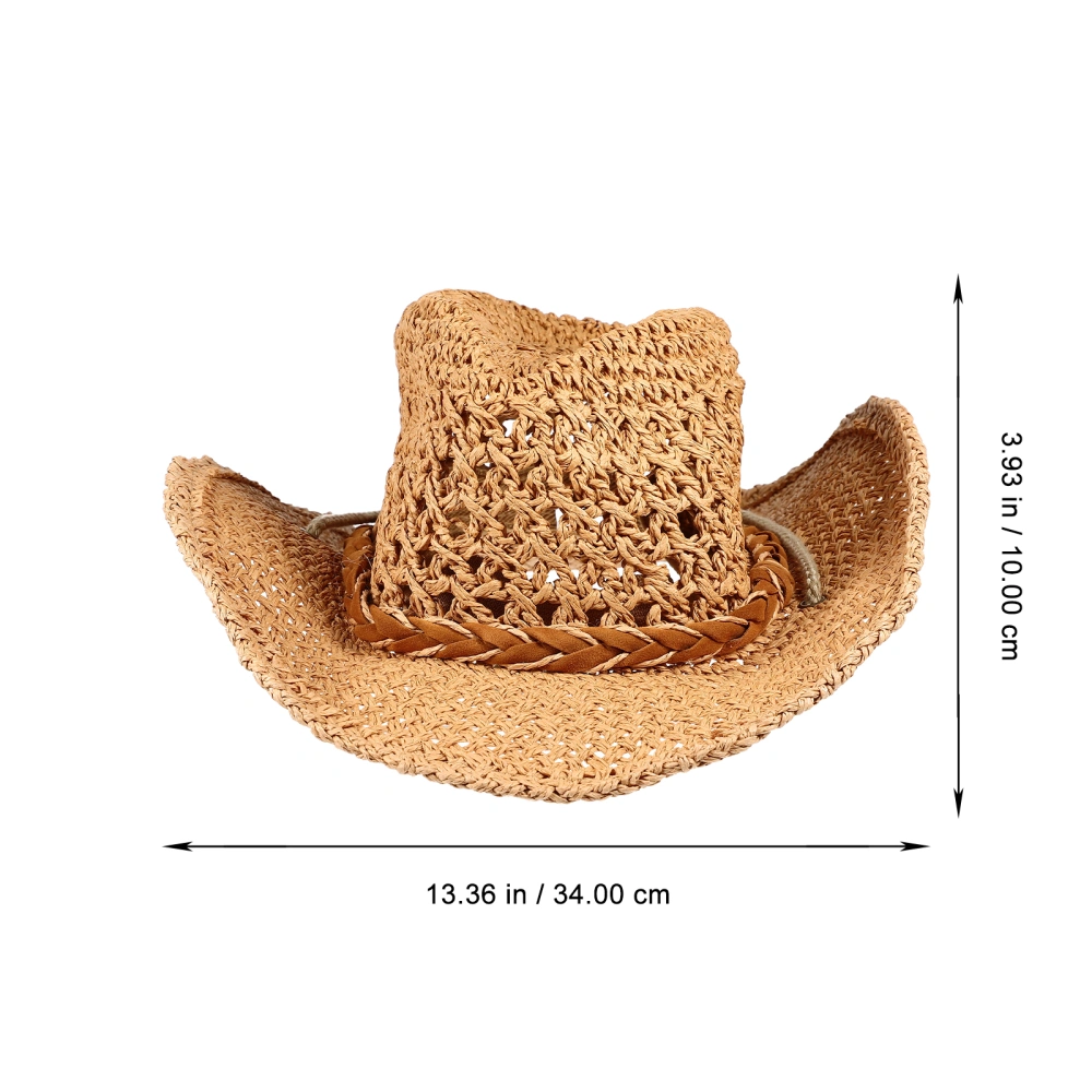 Straw Beach Hat Kids Sun Hat Wide Brim Beach Hat Summer Sun Protection Hat for Kids