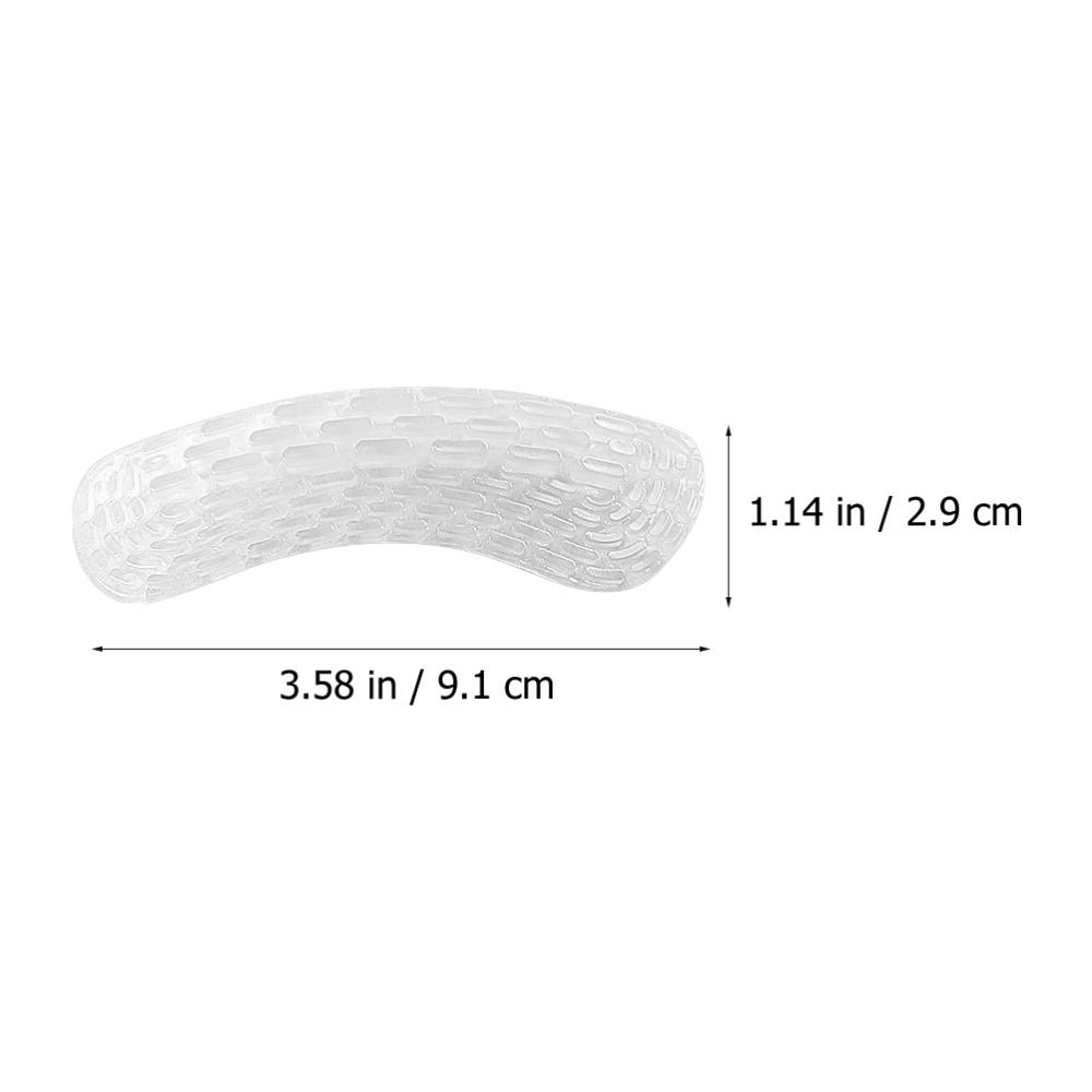 4 Pairs Breathable Non-slip Heel Pads Anti-wear Anti-drop Heel Liners for Women