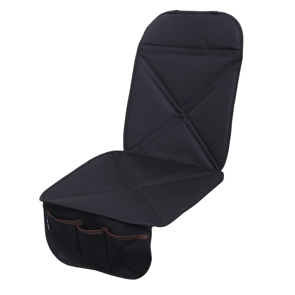 1pc Anti-Slip Car Seat Protector Cover Car Seat Mat Protector for Baby Kids Children - Black