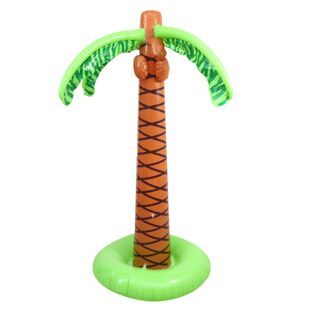 160cm Inflatable Coconut Tree PVC Hawaiian Beach Toys Simulate Large Tropical Tree Party Toys Stage Props Decoration for Pool Photo