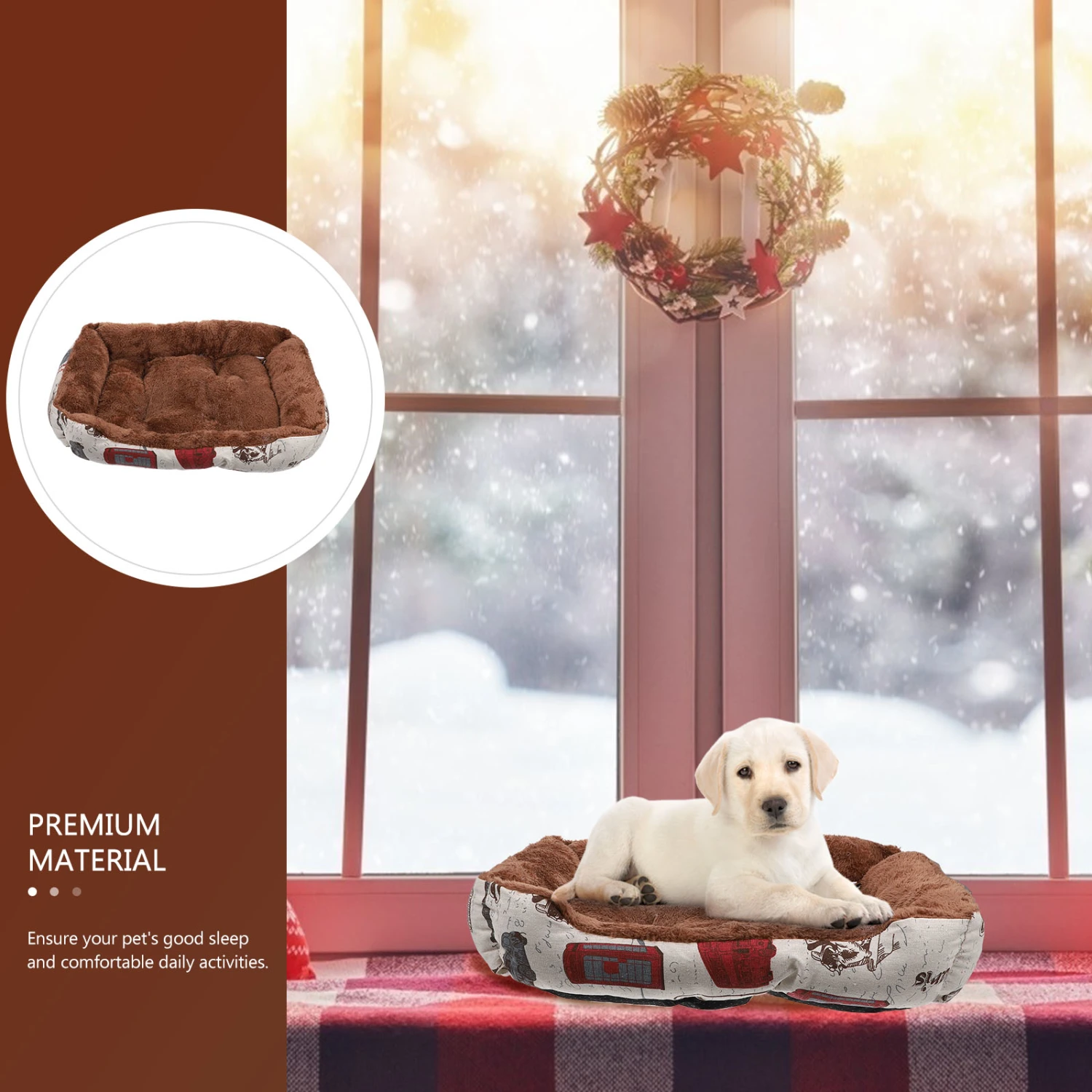 Supple Pet Sleeping Nest Cushion Pets Sleeping Mat Comfortable Winter Pet Supply