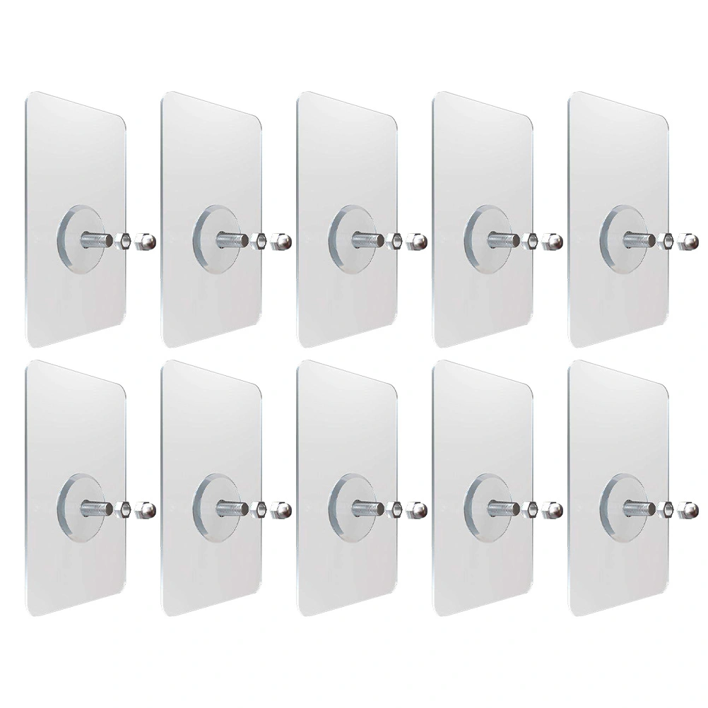 20Pcs Adhesive Nail Wall Sticker Punch-free Screw Stickers Wall Nail Stickers