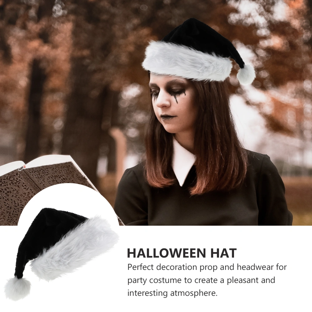 Plush Hat Hair Accessory for Christmas Halloween Festival Holiday Party