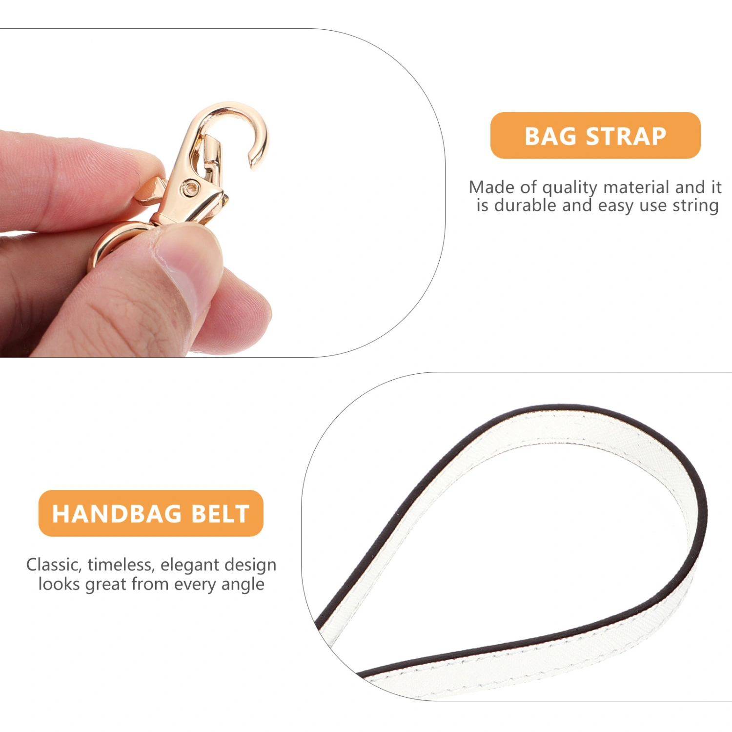 1pc PU Wristband Fashion Wallet Strap Key Lanyard Hanging Strap (Beige)