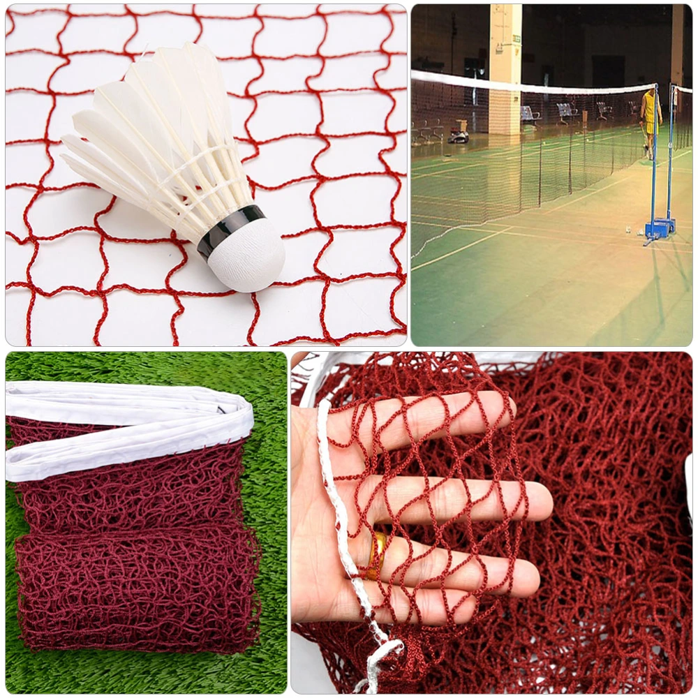 Beach Volleyball Net Nylon Badminton Net Lightweight Badminton Net Foldable Balls Net