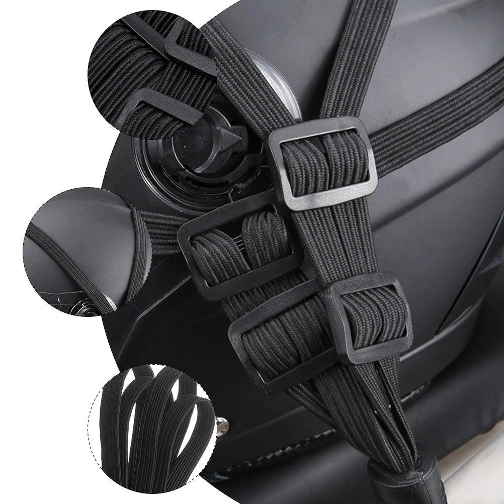 3Pcs Bike Luggage Strap Elastic Motorcycle Fixed Folding Elastic Rope Tied Rope