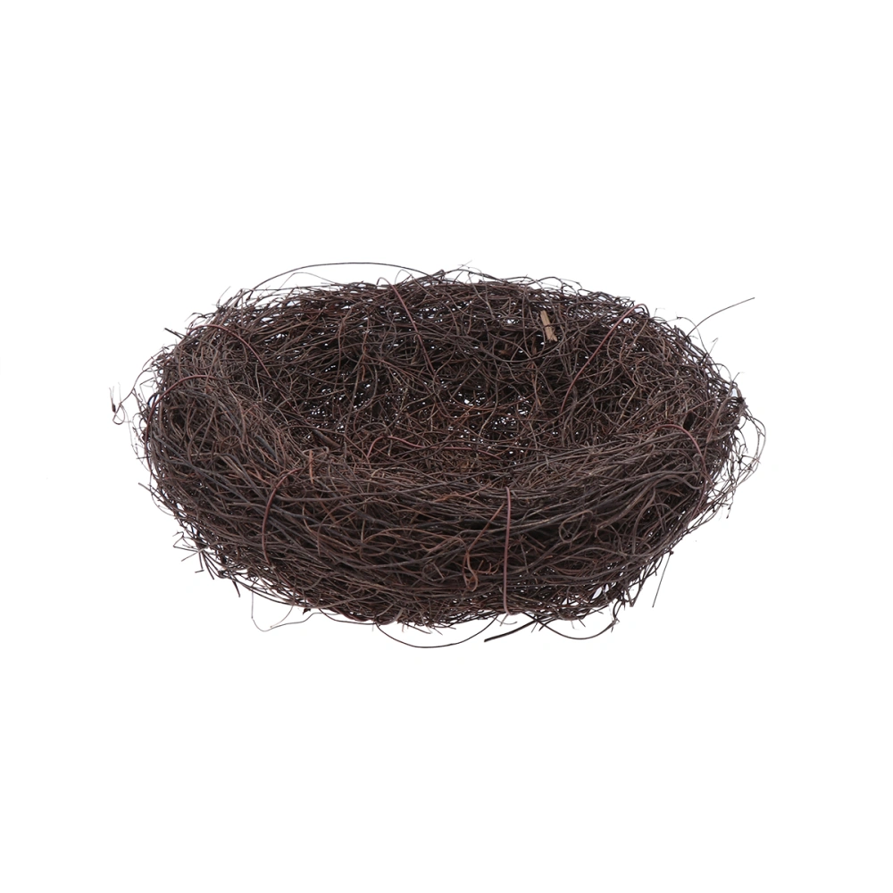 20cm Rattan Knitted Birds Nest Warm Parrot Bed Winter Sleeping Bed Natural Birds Bed Cage Accessories for Parrot Birds