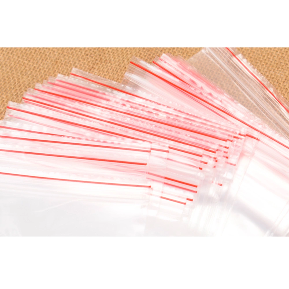 500pcs 7x10cm Sealing Bags Zipper Poly Bags Clear Resealable Transparent Storage Bags Dispenser Bag