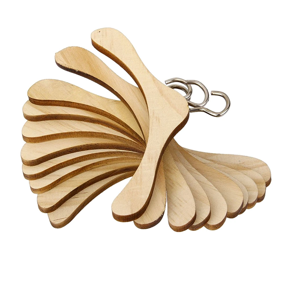 10pcs Wooden Hanger BJD Dolls Hanger Wooden Clothes Hanger Dolls Accessory Hanger Doll Wooden Clothes Hanger (15cm)
