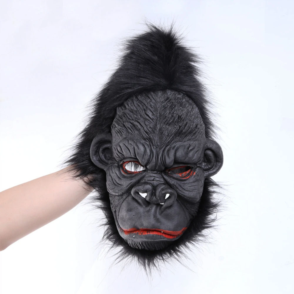 Orangutan Mask Costume Prop Face Mask for Masquerade Stage Performance Cosplay Halloween (Smile Orangutan)