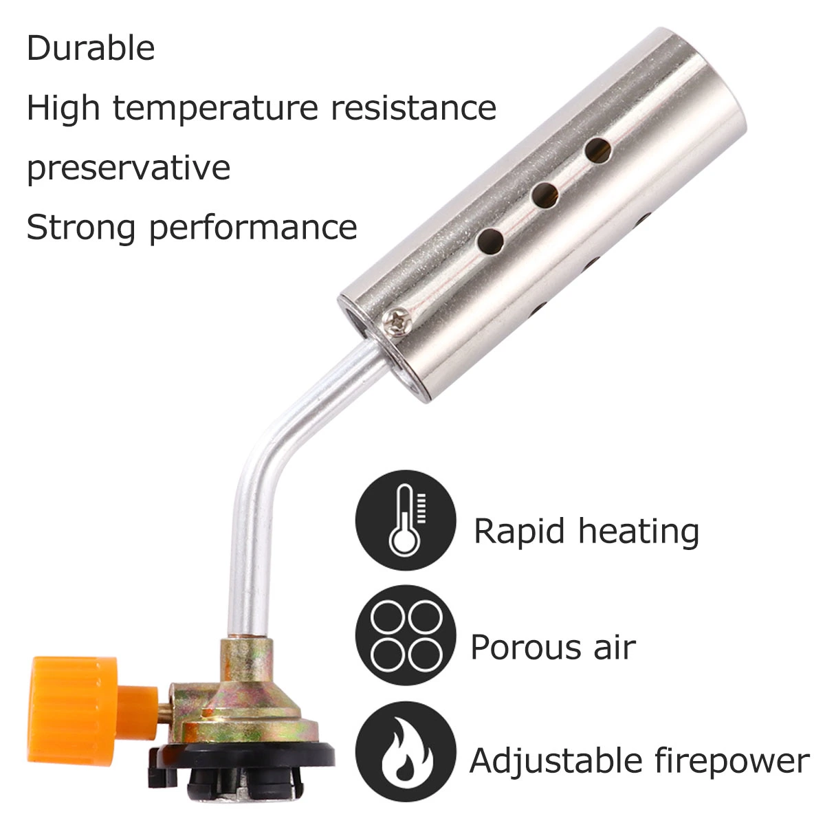 Butane Burner Welding Gas Torch Outdoor Camping Picnic BBQ Brazing Gas Torch Soldering Heat Tool for Welding Equipment