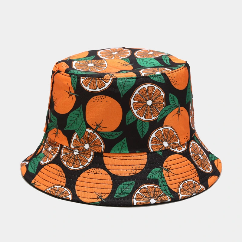 Women Bucket Hat Travel Hat Men Fishing Bucket Hat Double Sided Summer Hat